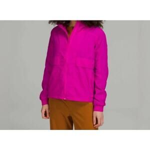 Lululemon Lite Jacket Pack It Up Size 4 POWP Pow Pink